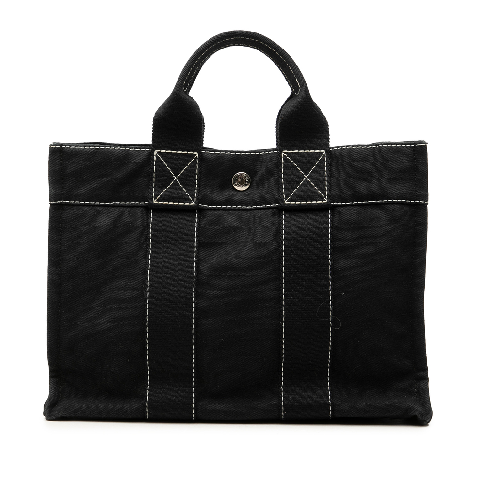 Pre-Loved Hermes Canvas Fourre Tout PM